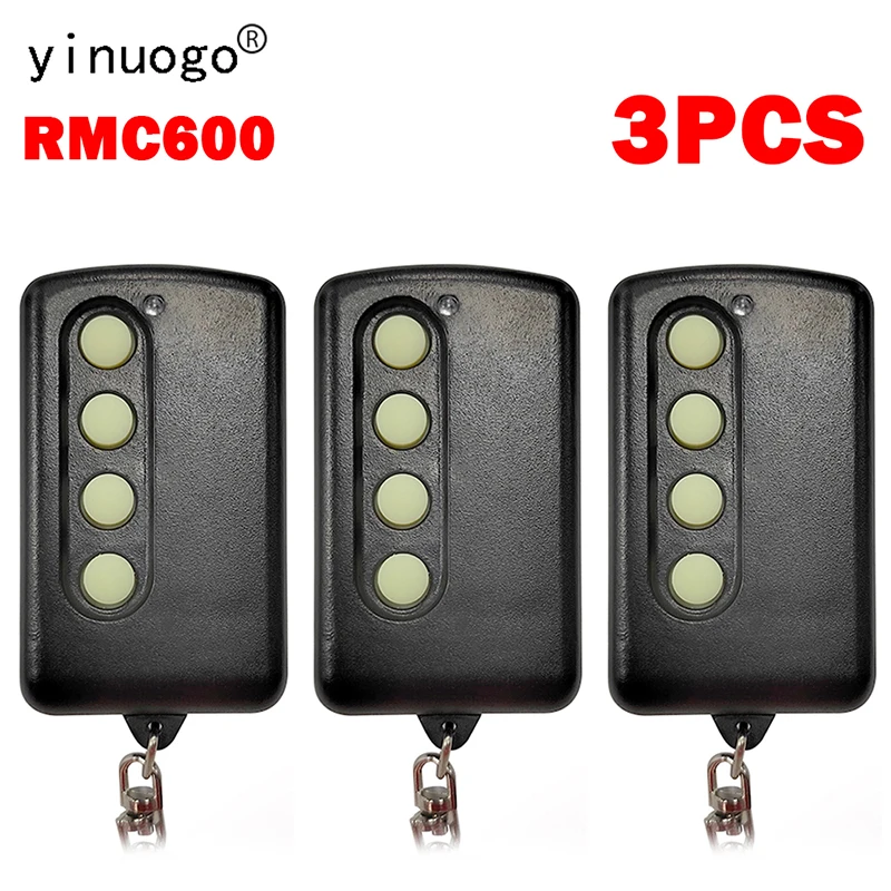 

3PCS Remocon RMC600 RMC-600 Garage Door Remote Control Gate Opener 200MHz-500MHz Fixed Code Adjustable Frequency Remote Control