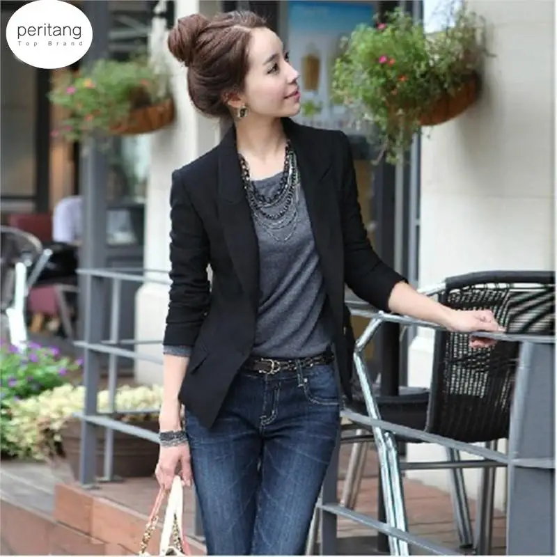 

2023 Spring Autumn Fashion Blazer Jacket Women Suit European Work OL Thin Suit Blazer Long Sleeve Mujer Blazer Outerwear 03