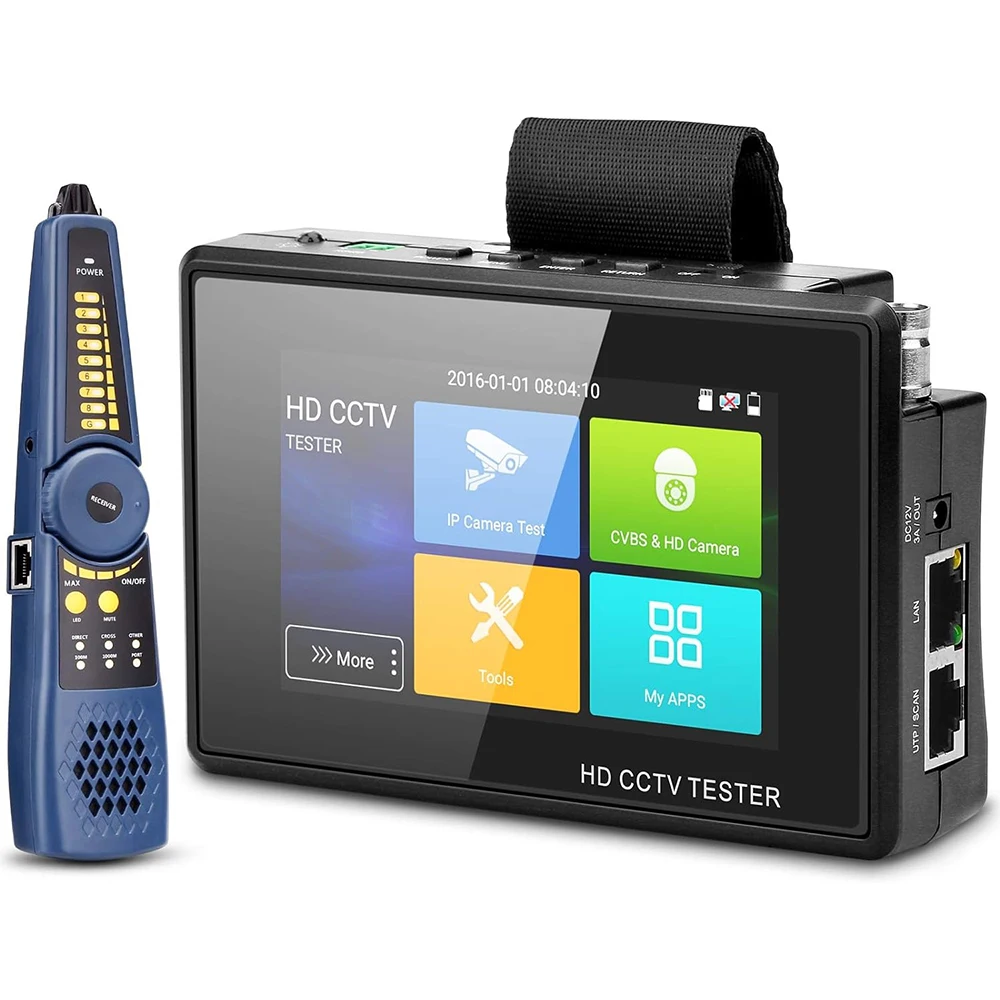 

WSDCAM Тестер видеонаблюдения 5 в 1 4-дюймовый