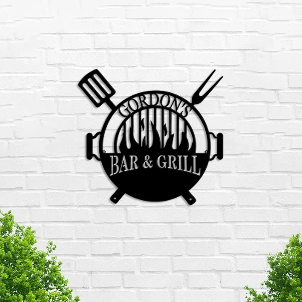 Персонализированный металлический знак на заказ для бара и гриля название