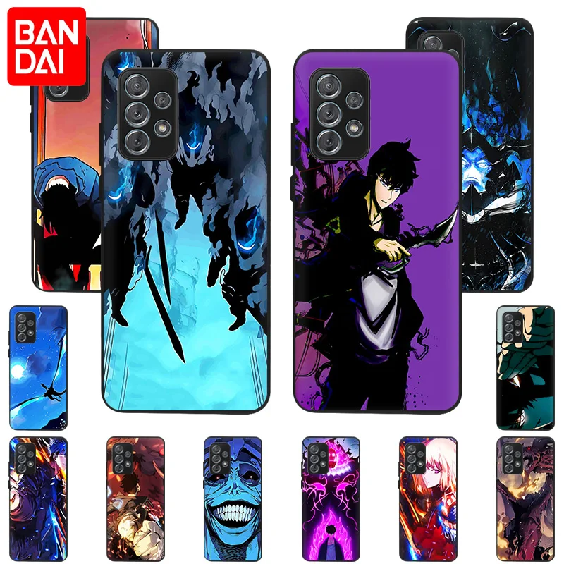 

For Samsung A72 A52 A53 A73 A33 A23 A13 A22 S9 A32 A42 A71 A51 5G A41 A31 A11 A12 Cartoon Solo Levelling Cover Soft Matte Case
