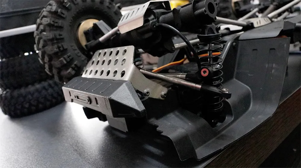 Броня шасси из нержавеющей стали защитная пластина для CROSSRC EMO X Rhinoceros X2 Lion детали