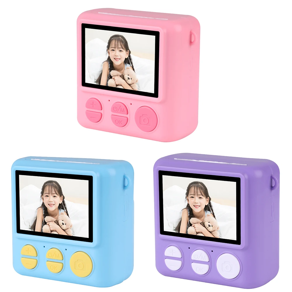 Детская мини-камера с мгновенной печатью детская цифровая камера 1080P