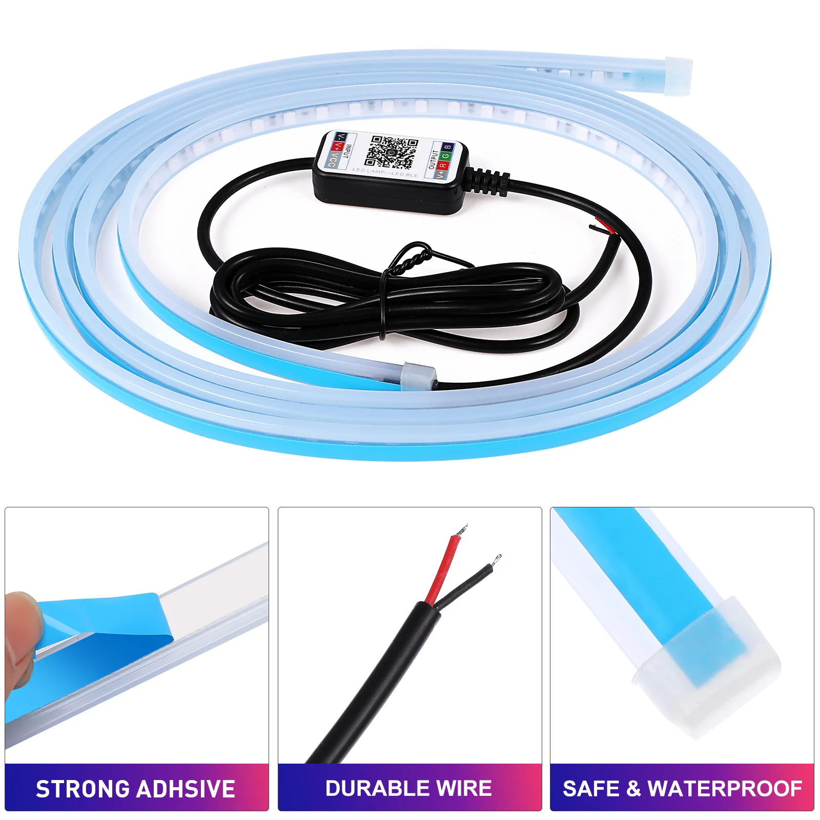 Световая полоса капота RGB Автомобильные фары Светодиодные полосы для