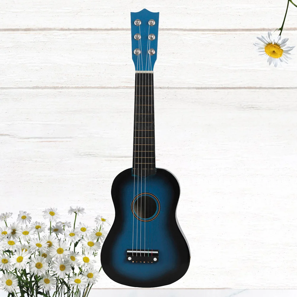 

Guitar Toy Kids Acoustic Classical Musical String Folk Vintage Style Inch Awakening Imitation Woodenpinkchildren Ukulele