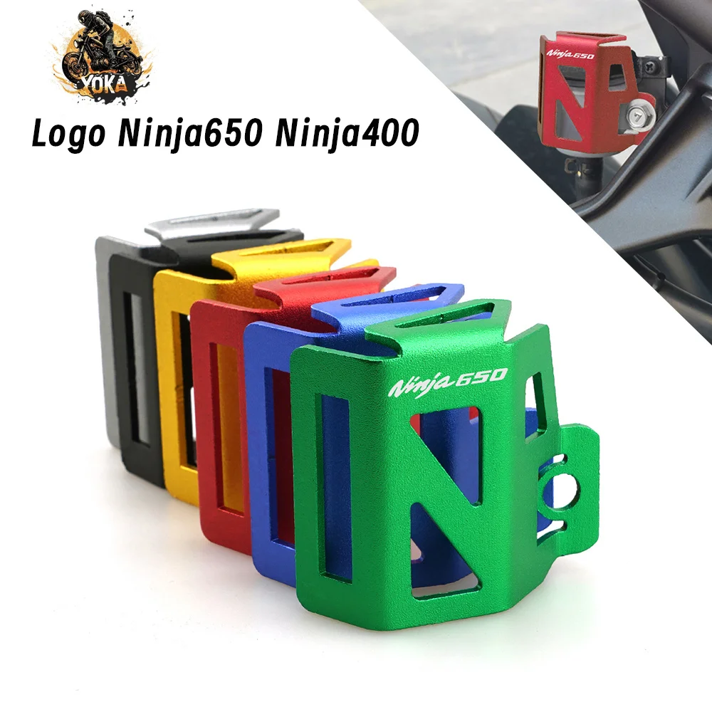 

Логотип для Kawasaki Ninja 400 650 Ninja400 Ninja650 Задняя Крышка Резервуара тормозной жидкости Защитная насадка на чашку аксессуары для мотоциклов