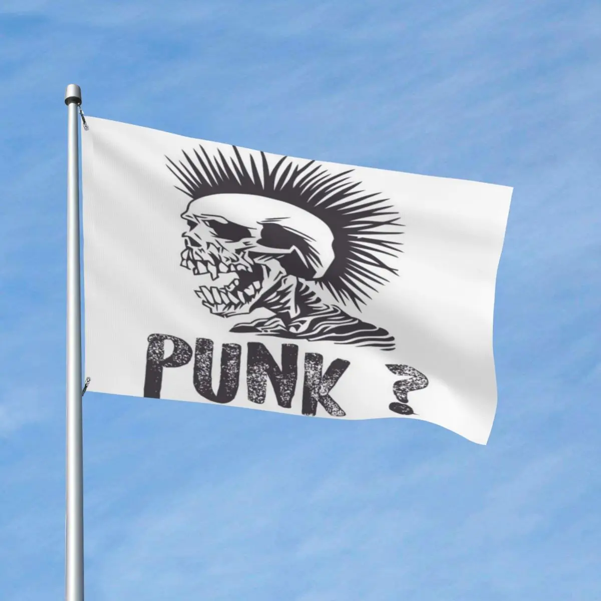 

Punk Flag Decor Vintage Easy To Hang Fade Resistant Flowy Delicate