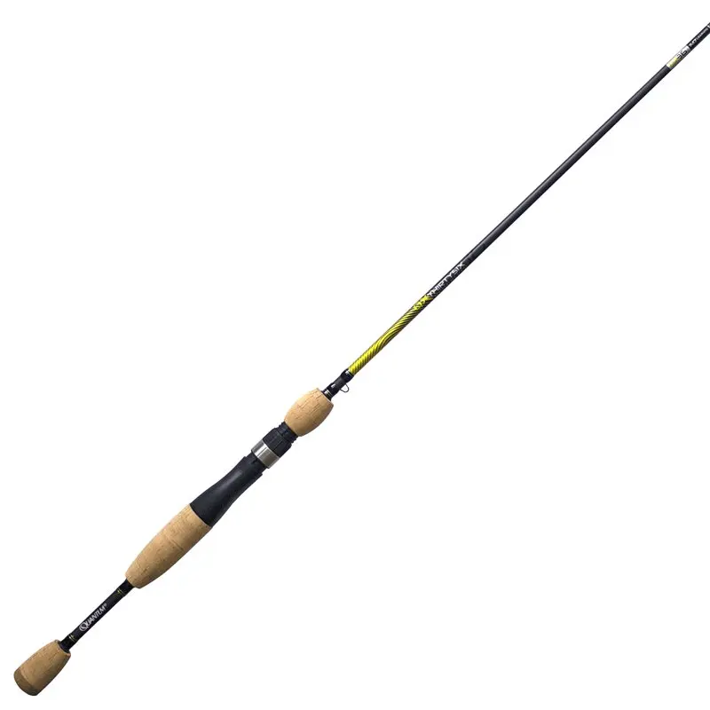 

QX36 Spinning Fishing Rod, 6-Foot 6-Inch 1-Piece IM7 Graphite Fishing Pole, Split-Grip Cork Handle, Dynaflow Aluminum-Oxide Guid
