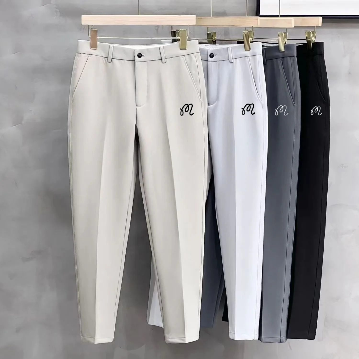 

2023 Spring/Summer New Men's Golf Fashion Capris High Quality Men's Golf Elastic Pants Leisure Business Golf Accessories