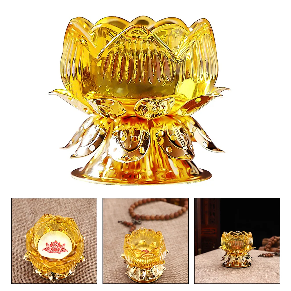 

Lotus Candle Holder Candle Base Butter Lamp Holder Candlestick