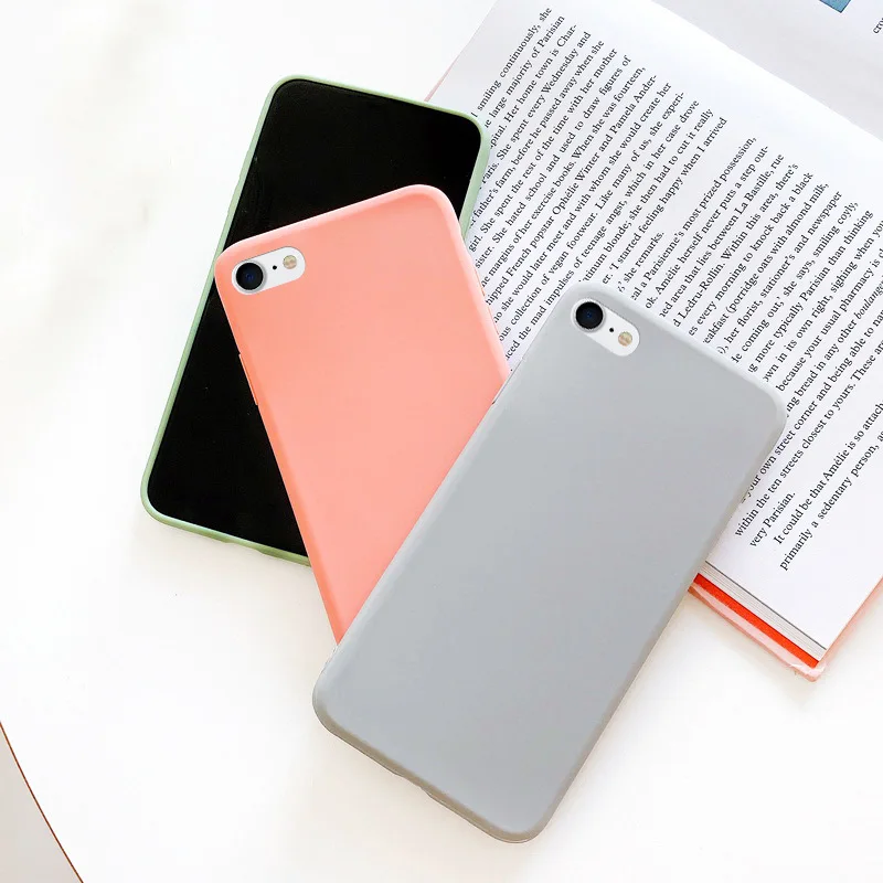 Силиконовый чехол для iphone 6 6s 7 8 Plus SE 2020 X XR Xs Max 11 12 13 14 Pro