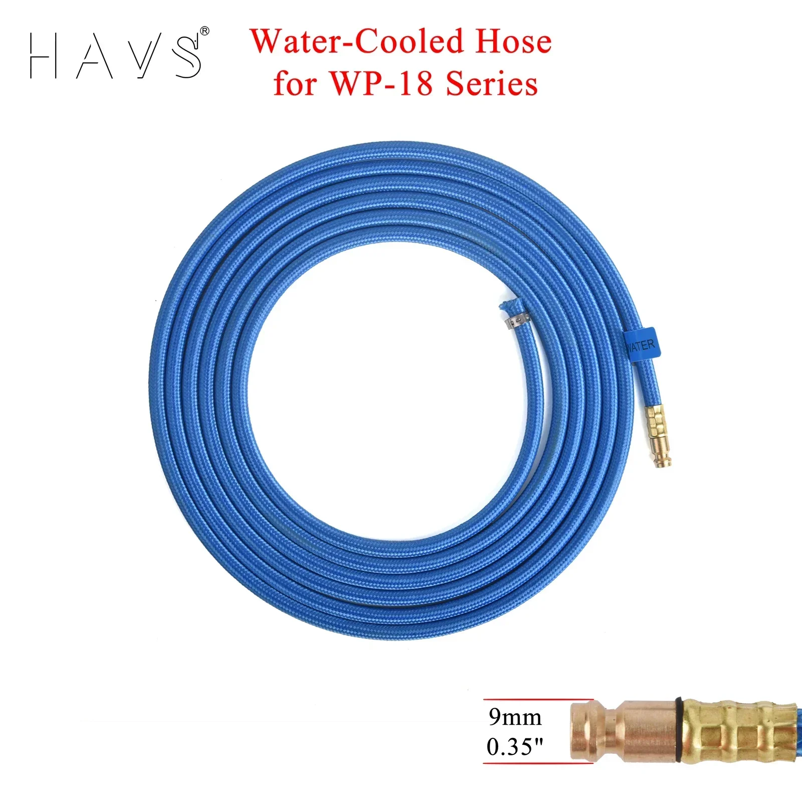 Шланг с водяным охлаждением 3 8 м (12 5 футов)/7 6 (25 футов) для горелки TIG подходит