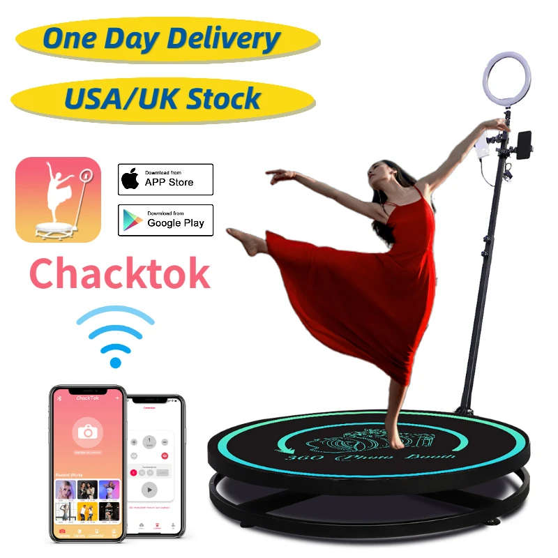 

80 100 115 cm Party Slow Rotating Spinning Camera 360 Degree Photo booth Photobooth Automatic Video 360 Photo Booth