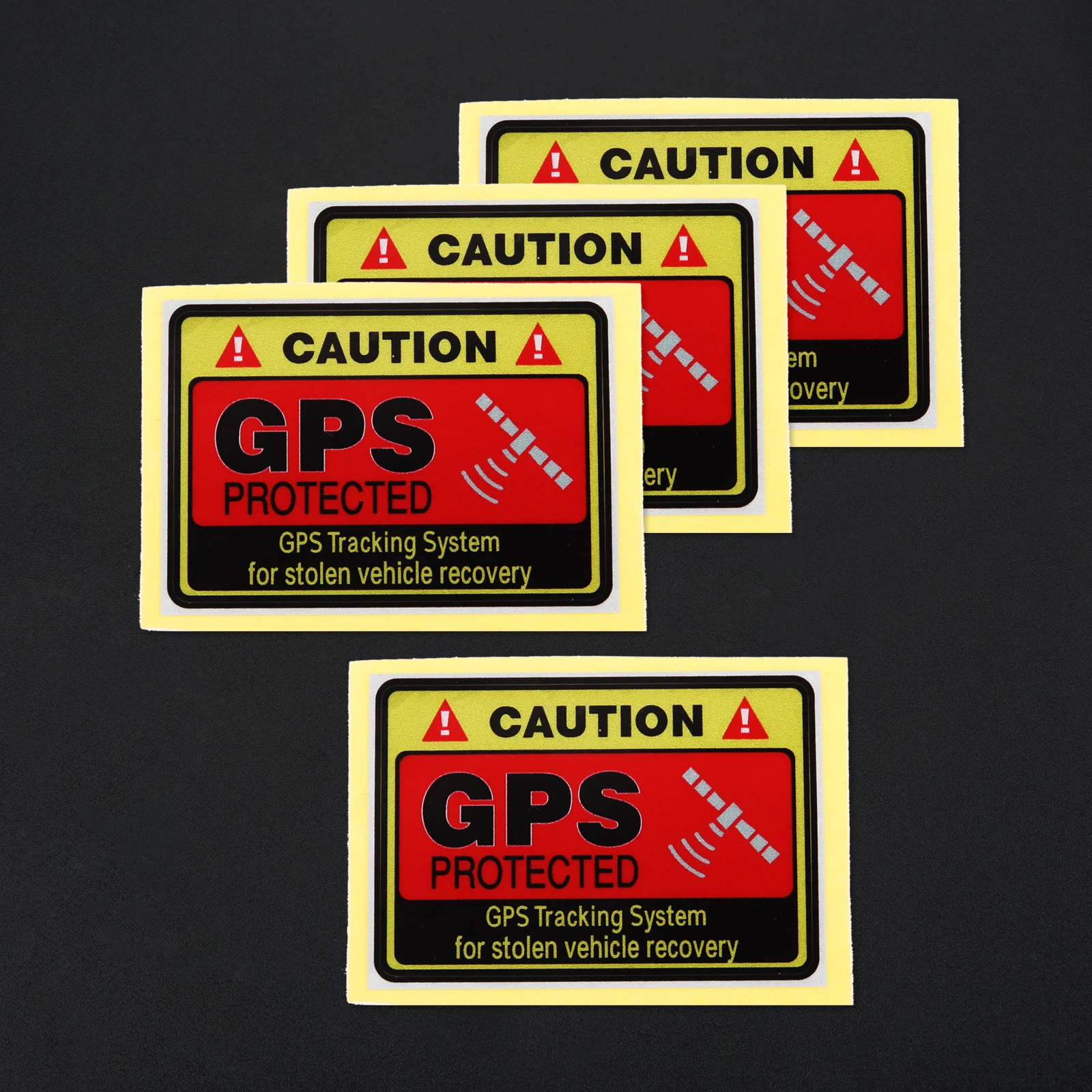 

Автомобильные наклейки CAUTION GPS PROTECTED 7x4,7 см