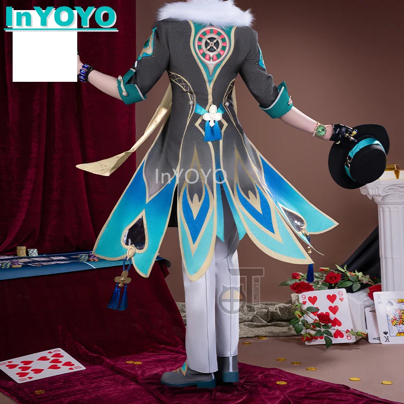 InYOYO Aventurine Косплей Костюм Honkai: Star Rail игровой костюм модная красивая униформа
