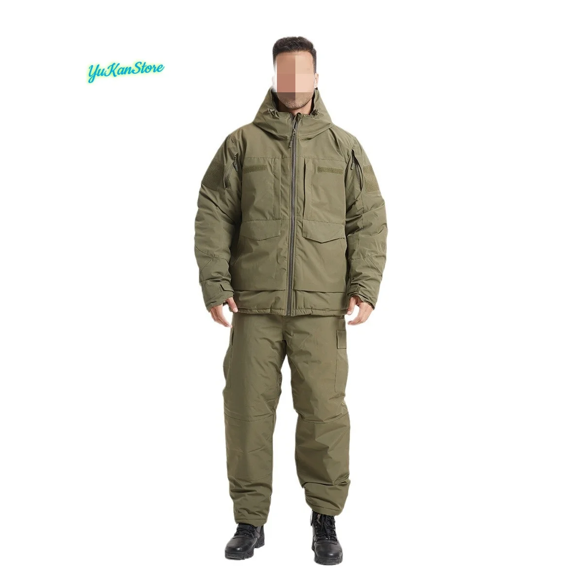 Тактический спортивный хлопковый костюм TAD для активного отдыха ветрозащитный