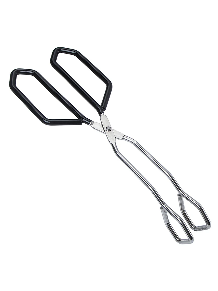 

New Convenient BBQ Tools Stainless Steel Scissors Type Grilled Food Clip Barbecue Accessories Portable Tongs Outdoor Gadget
