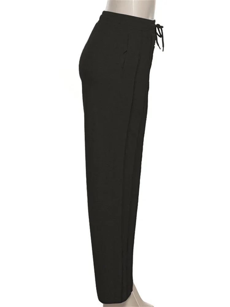 Рисунок 5 - Винтажные черные спортивные брюки QWEEK Y2K для женщин