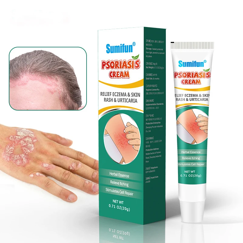 20g Sumifun Psoriasis Cream Relieve Dermatitis Eczema Antibacterial Antipruritic Cream