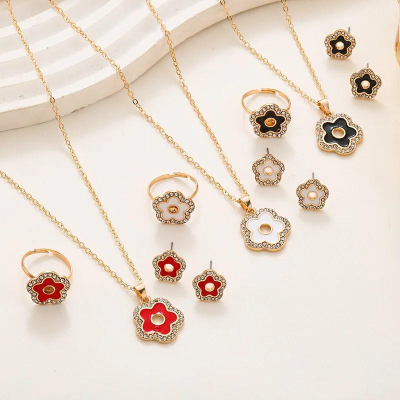 Ювелирные изделия Модный высококачественный Ювелирный Комплект с пятилистьями