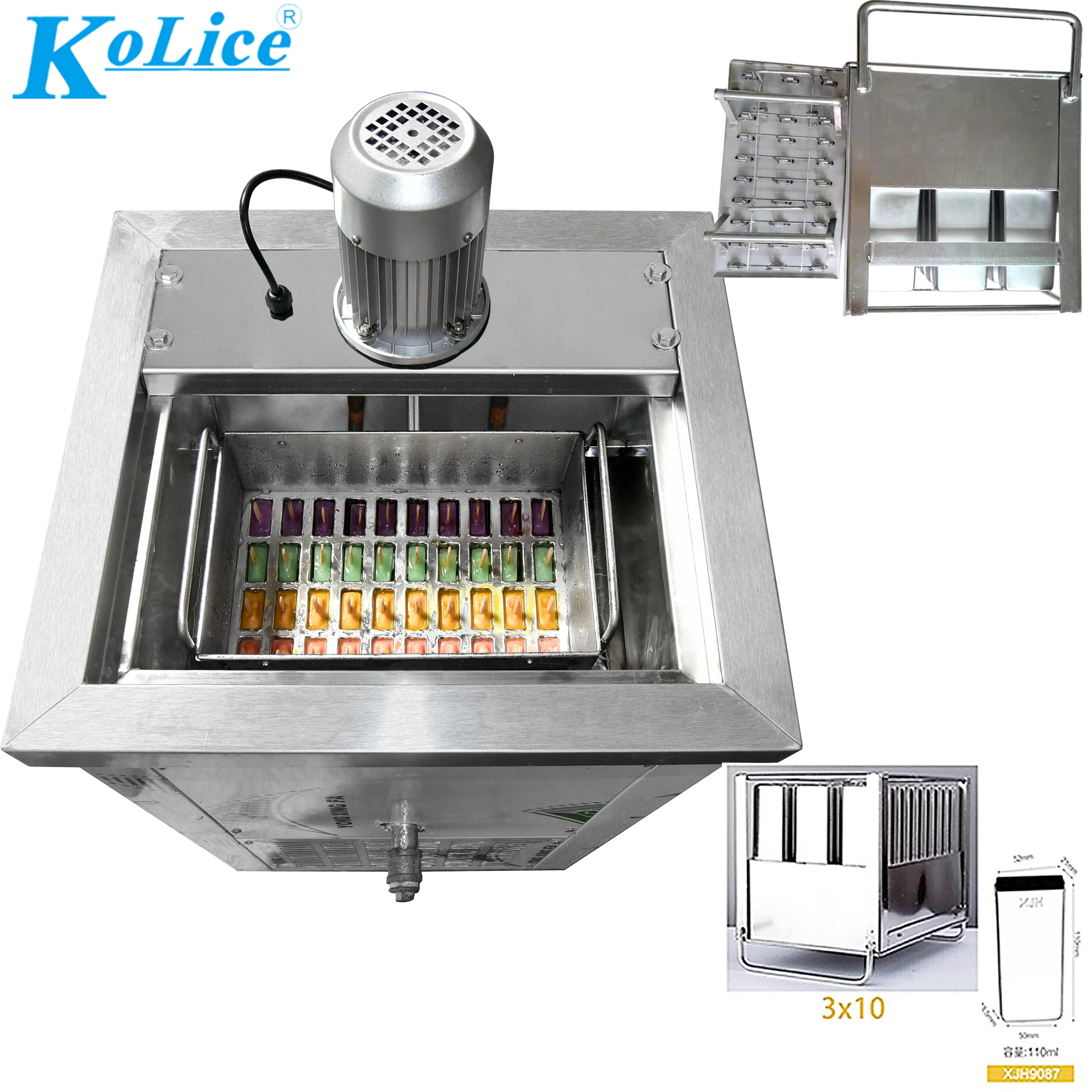 

Free shipping to USA TAX included Manufacturers CE ETL popsicle machine/ice lolly machine/ice lollipop machine