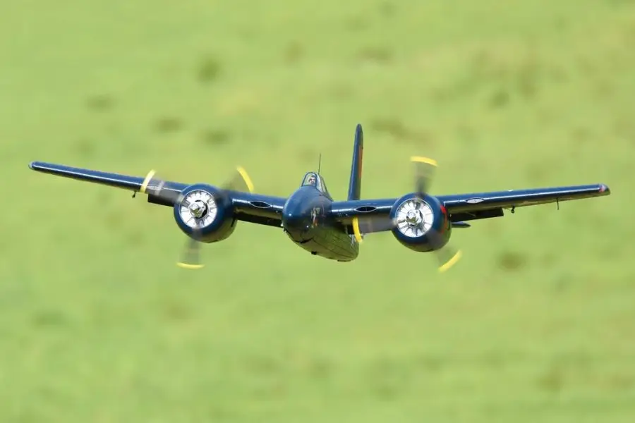 1700 мм F7F Tigercat Blue PNP Самолет RC Игрушечный реактивный самолет