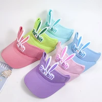 2022childrens empty top hat spring and summer cute rabbit boys and girls sunscreen beach hats baby sun peaked caps gorro %d1%88%d0%bb%d1%8f%d0%bf%d0%b0