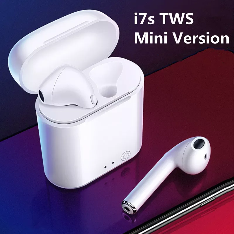 

I7s Mini TWS Bluetooth Earphones Sports Wireless Earbuds Headset Stereo Headphone With Mic Charging Box PK i9s Tws for All Phone