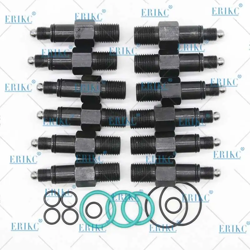 

12pcs Fuel Injector Fixture Clamping Adapter Repair Kits and Common Rail Tester Bench Full Set Tool