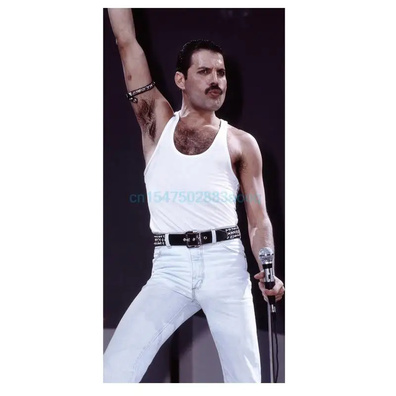 

Custom Freddie Mercury Queen Band Gifts Microfiber Sport Bath Towels for Adult Swimming Bathroom Travel Camping Spa Towel 140X70