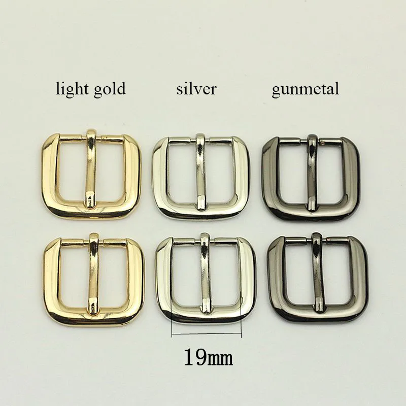 50pcs 12/16/19/25mm Metal Pin Buckle Bag Strap Adjustment Clasp DIY Luggage Webbing Pin Hook Shoes Belt Buckles Accessory
