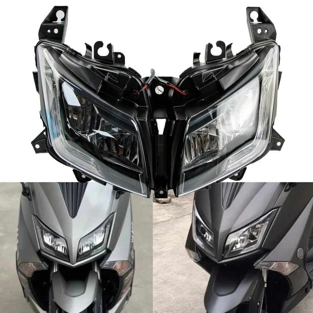 Передний фонарь дальнего света мотоцикла фара лампа в сборе комплект для YAMAHA T-MAX