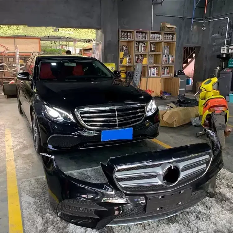 

Комплект губ для переднего бампера автомобиля, для Mercedes Benz E-class E200, E260, модифицированный E300