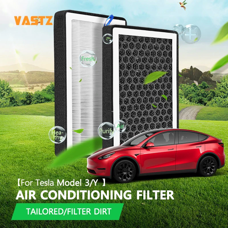 Воздушный Фильтр Vastz Для Tesla Model 3 Y С Активированным Углем Hepa