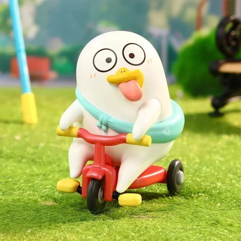 Фото POP MART Серия Duckyo's Leisure Life: Коллекционные фигурки-сюрпризы в закрытых коробках — милые аниме-персонажи, подарок для девочек №3