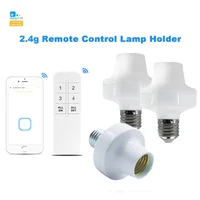 qiachip ewelink smart bulb adapter e27 led lamp holder base rm 2 4g smart socket controlled by smart life app