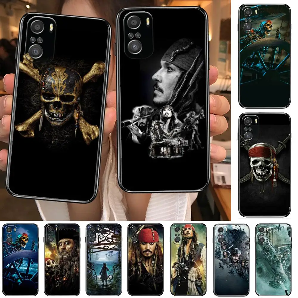 

Disney Pirates of the Caribbean For Xiaomi Redmi Note 10S 10 9T 9S 9 8T 8 7S 7 6 5A 5 Pro Max Soft Black Phone Case