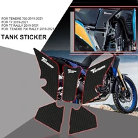 motor non slip side fuel tank stickers pad rubber traction tank pad sticker 3m for yamaha t7 rally tenere 700 rally 2019 2021