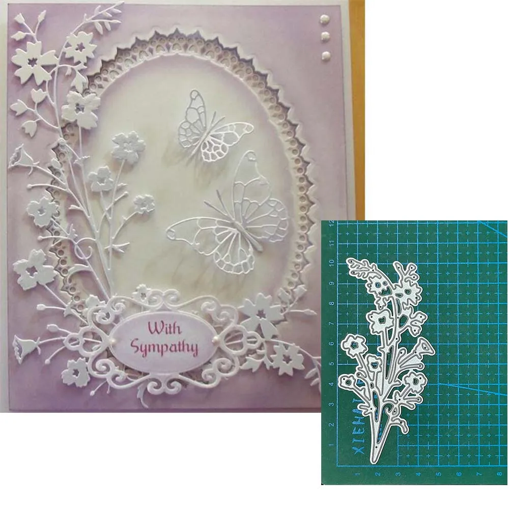 

2022 New Flower Metal Cutting Dies Stencil Scrapbooking DIY Album Stamp Paper Card Blade Punch Embossing Decor Craft