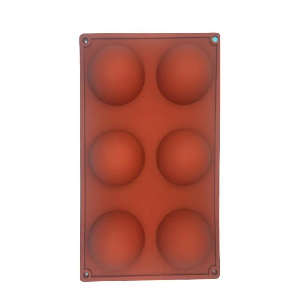 

Half Sphere Silicone Soap Molds Bakeware Cake Decorating Tools Pudding Jelly Chocolate Fondant Mould Ball Biscuit Baking