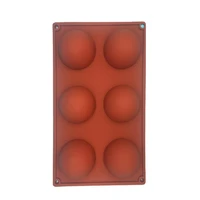 half sphere silicone soap molds bakeware cake decorating tools pudding jelly chocolate fondant mould ball biscuit baking