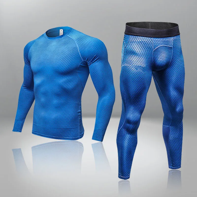 

Men's Compression Pants Male Tights Leggings For Running Gym Sport Fitness Quick Dry Joggings Workout Trousers Sportswear Set