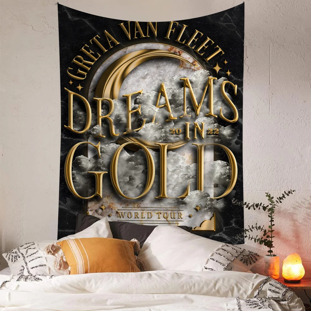 Greta Van Fleet Rock Band Classic Vintage Posters Decoracion Painting Wall Art White Kraft Paper Kawaii Room Decor