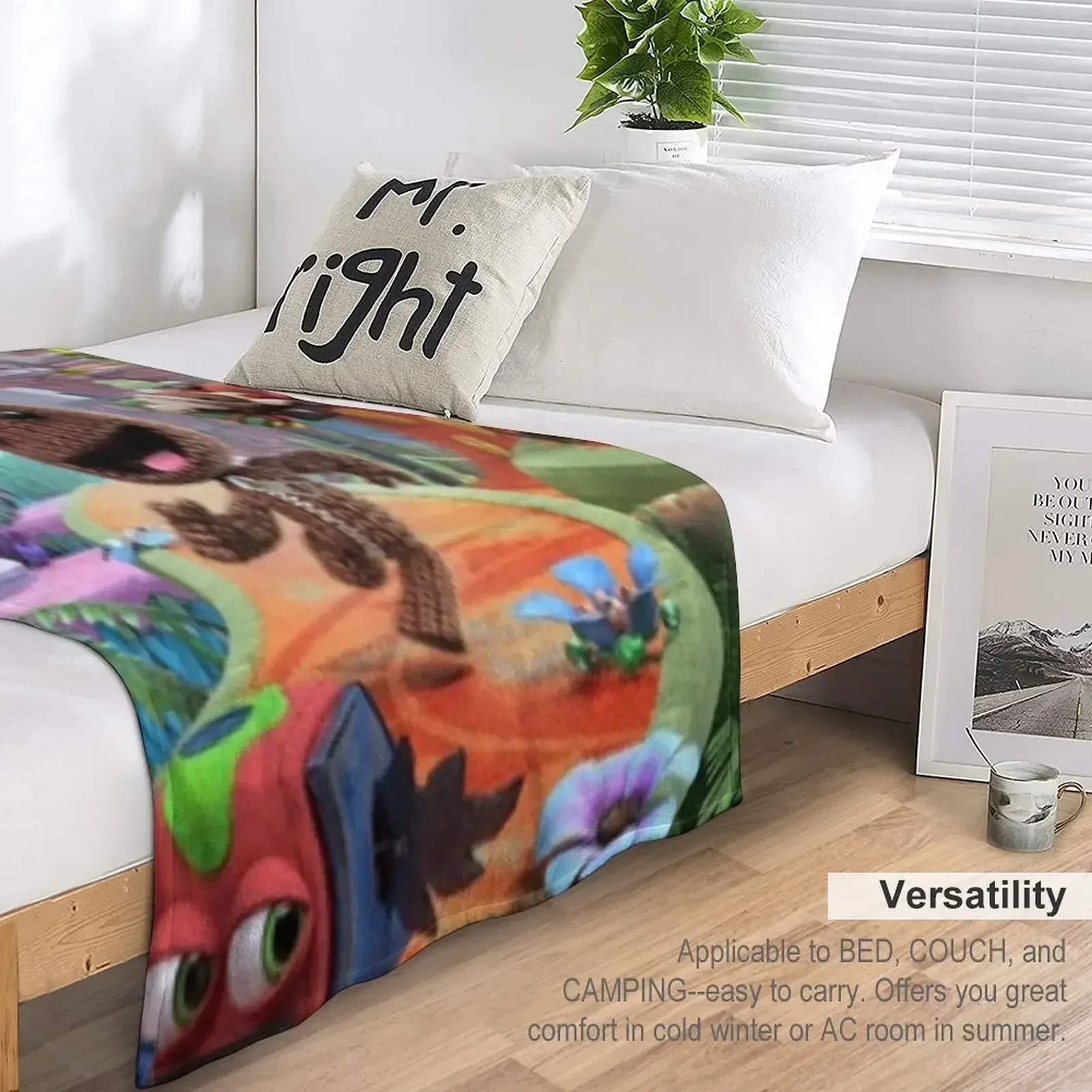 Одеяло Sackboy забавный подарок дизайнерские тяжелые одеяла для сна тонкие