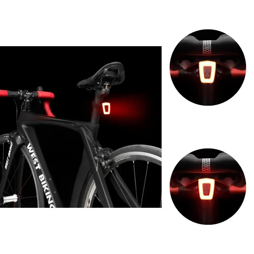 

Convenient 9 Modes Compact Anti Corrosion Cycling Tail Light Bicycle Parts USB Tail Light Warning Taillight