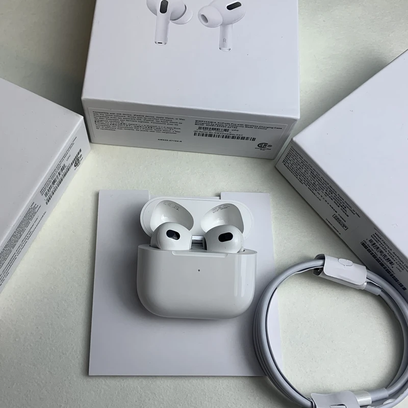 NEW ANC Headphone for airpoddings 3 pro 2 Wireless Bluetooth Earphone Earbuds GPS+Rename+Wireless charging+Smart Sensor+ANC |