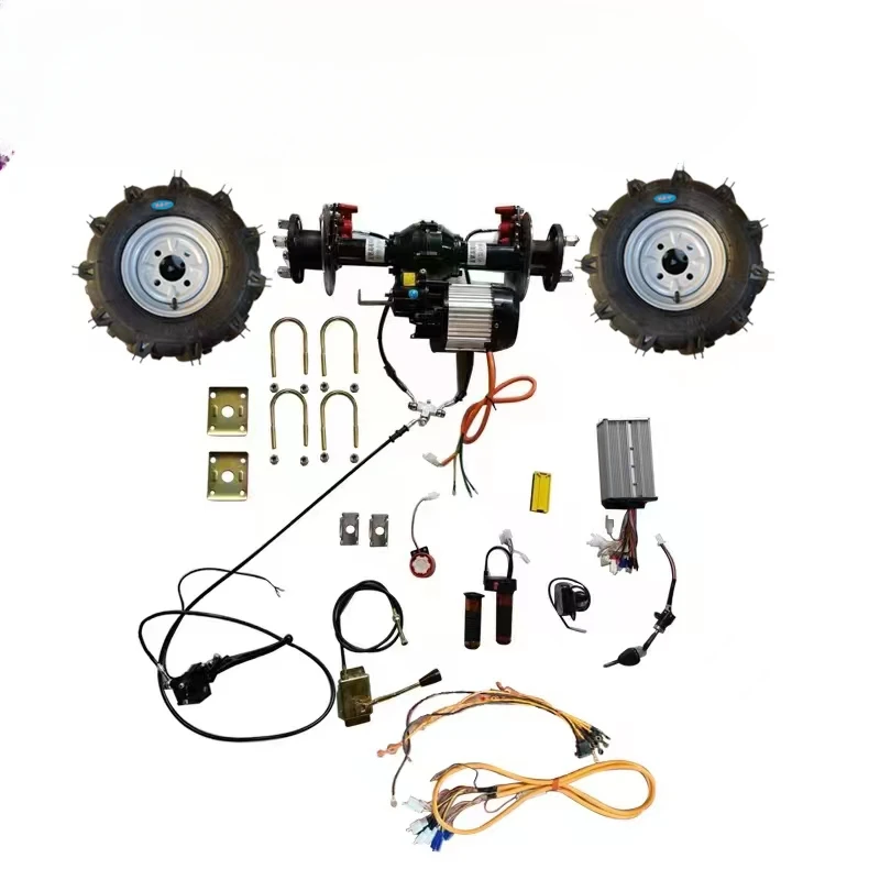 Двойной насос для электромобиля один буксир два дисковых тормоза задняя ось