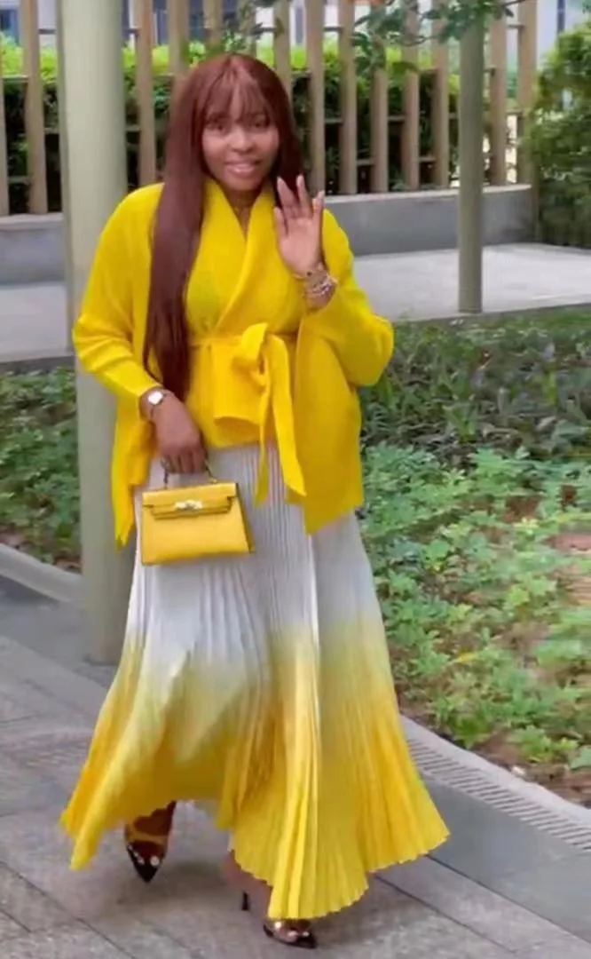 Африканские платья для женщин традиционные Дашики 2024 осенняя африканская одежда