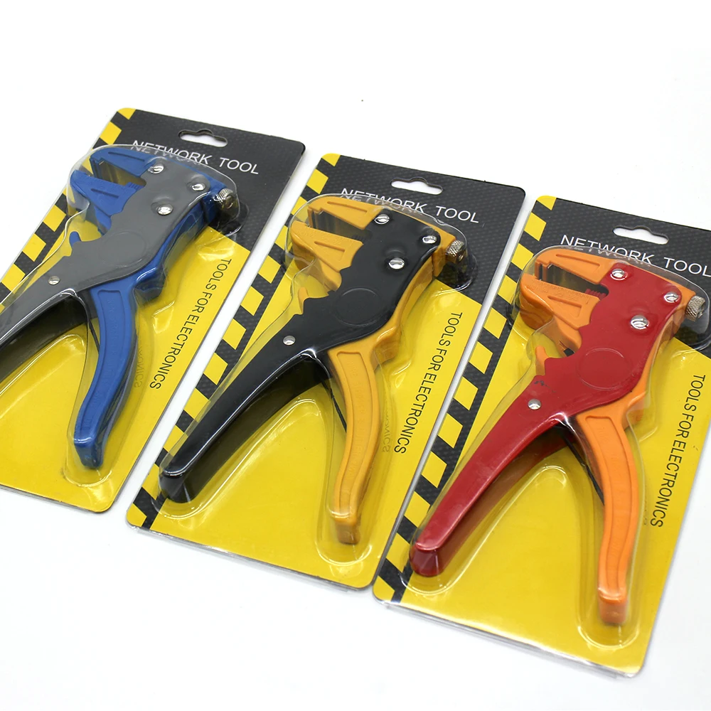 Многофункциональный автоматический инструмент для снятия изоляции, резки и закрытия проводов и кабелей "Утиный клюв" для профессиональных электриков.