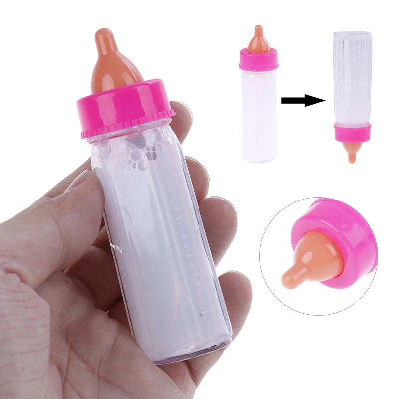 Hot! Maigic Baby Reborn Dolls Feeding Bottle Toy Magic Liquid Disappearing Milk Accessories Children Gift Toy Prop Milk Bottle 